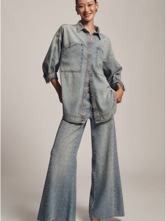Pilcro Denim - Anthropologie Pilcro Studded Jeans 25 NWT